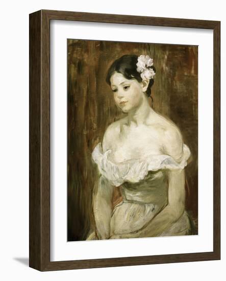 Portrait of a Young Girl-Berthe Morisot-Framed Giclee Print