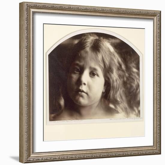 Portrait of a Young Girl-Julia Margaret Cameron-Framed Giclee Print