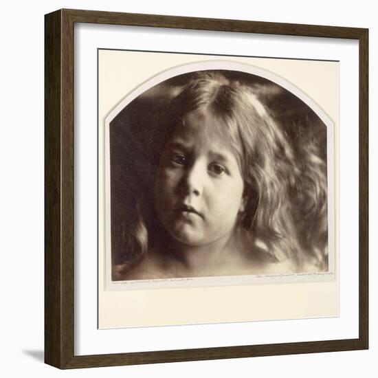 Portrait of a Young Girl-Julia Margaret Cameron-Framed Giclee Print