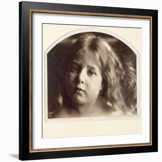 Portrait of a Young Girl-Julia Margaret Cameron-Framed Giclee Print