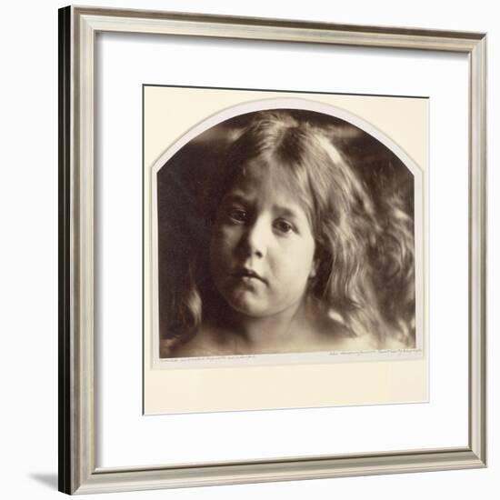 Portrait of a Young Girl-Julia Margaret Cameron-Framed Giclee Print