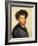 Portrait of a Young Hassidic Jew-Isidor Kaufmann-Framed Art Print