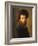 Portrait of a Young Hassidic Jew-Isidor Kaufmann-Framed Art Print