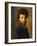 Portrait of a Young Hassidic Jew-Isidor Kaufmann-Framed Art Print