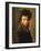 Portrait of a Young Hassidic Jew-Isidor Kaufmann-Framed Art Print