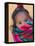 Portrait of a Young Indian Girl, Cusco, Peru-Keren Su-Framed Premier Image Canvas