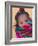 Portrait of a Young Indian Girl, Cusco, Peru-Keren Su-Framed Photographic Print