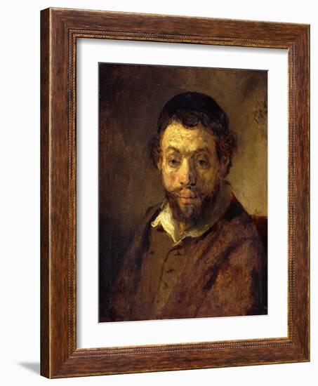 Portrait of a Young Jew-Rembrandt van Rijn-Framed Giclee Print