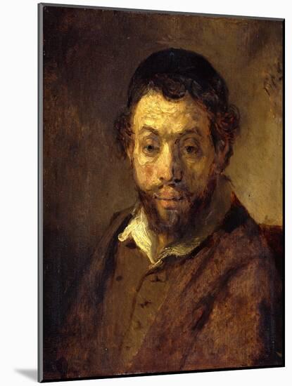 Portrait of a Young Jew-Rembrandt van Rijn-Mounted Giclee Print