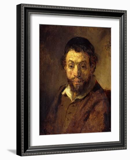 Portrait of a Young Jew-Rembrandt van Rijn-Framed Giclee Print