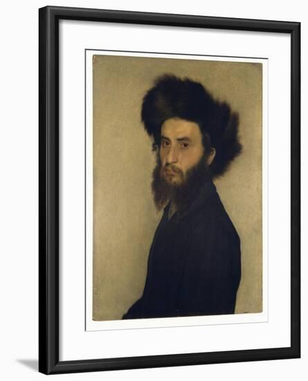 Portrait of a Young Jewish Man-Isidor Kaufmann-Framed Giclee Print