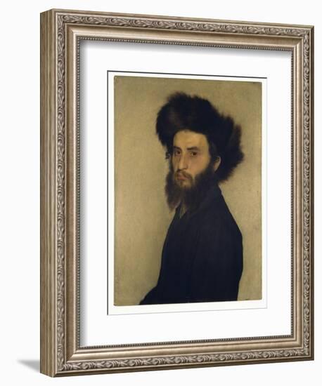 Portrait of a Young Jewish Man-Isidor Kaufmann-Framed Giclee Print