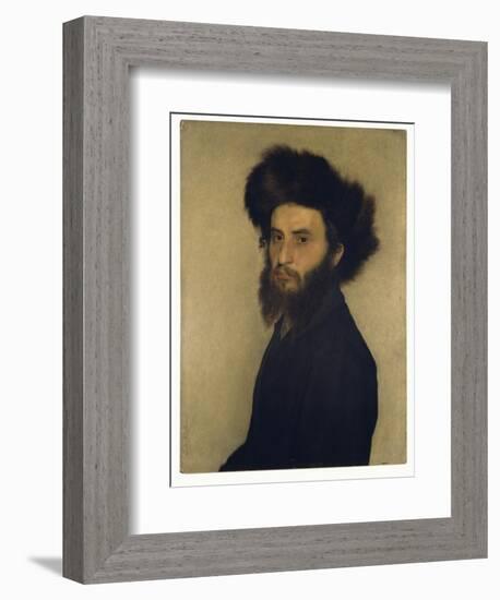 Portrait of a Young Jewish Man-Isidor Kaufmann-Framed Giclee Print