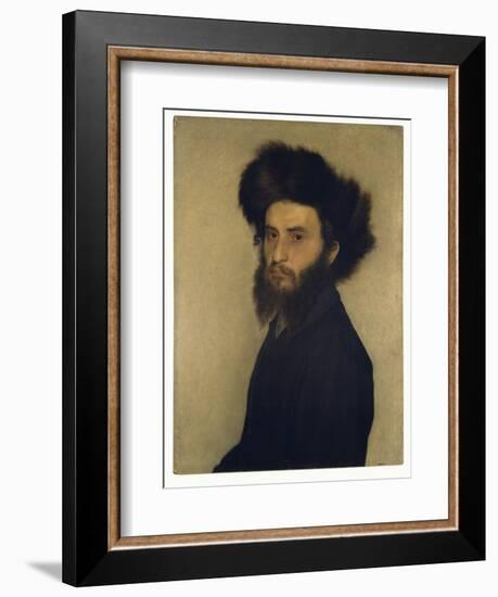 Portrait of a Young Jewish Man-Isidor Kaufmann-Framed Giclee Print