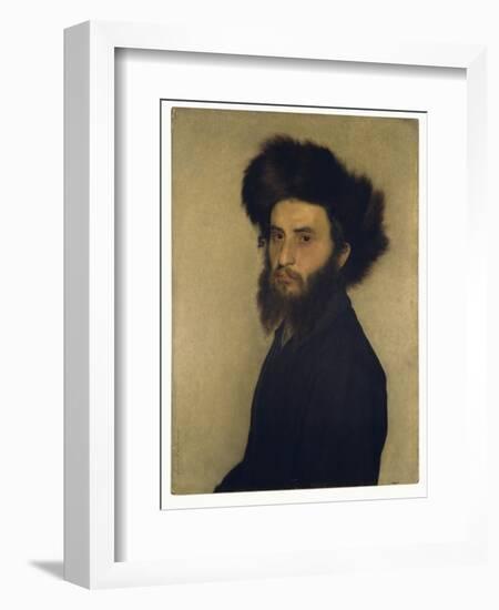 Portrait of a Young Jewish Man-Isidor Kaufmann-Framed Giclee Print