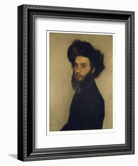 Portrait of a Young Jewish Man-Isidor Kaufmann-Framed Giclee Print