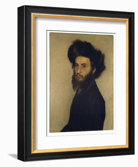 Portrait of a Young Jewish Man-Isidor Kaufmann-Framed Giclee Print