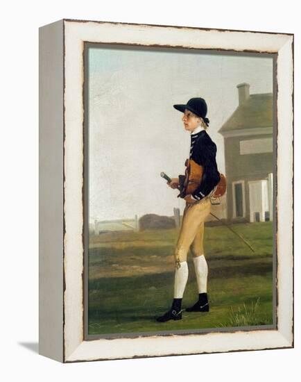 Portrait of a Young Jockey-George Stubbs-Framed Premier Image Canvas