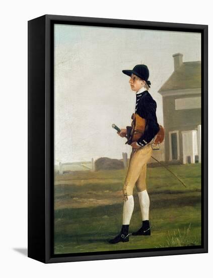 Portrait of a Young Jockey-George Stubbs-Framed Premier Image Canvas