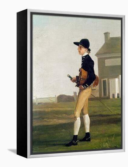 Portrait of a Young Jockey-George Stubbs-Framed Premier Image Canvas