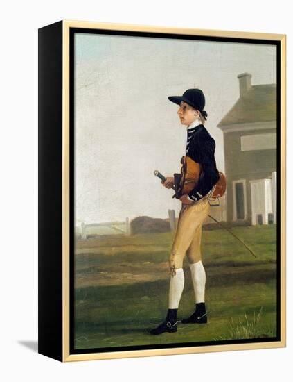 Portrait of a Young Jockey-George Stubbs-Framed Premier Image Canvas