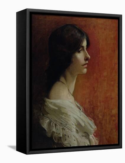 Portrait of a Young Lady, 1897-James Jebusa Shannon-Framed Premier Image Canvas