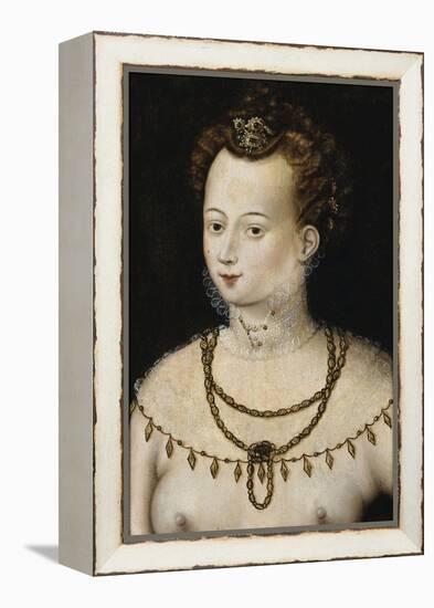 Portrait of a Young Lady an Allegory of Beauty, C.1580 (Painting)-Anonymous Anonymous-Framed Premier Image Canvas