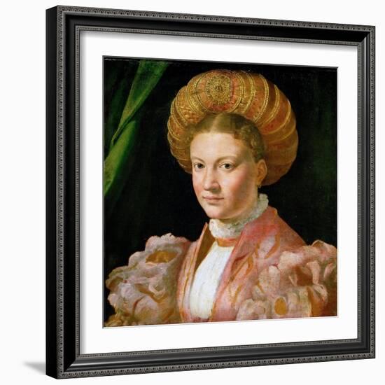 Portrait of a Young Lady, Ca 1530-Parmigianino-Framed Giclee Print