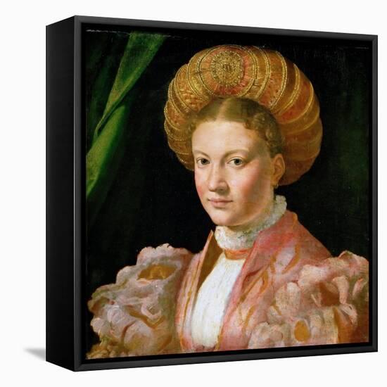 Portrait of a Young Lady, Ca 1530-Parmigianino-Framed Premier Image Canvas