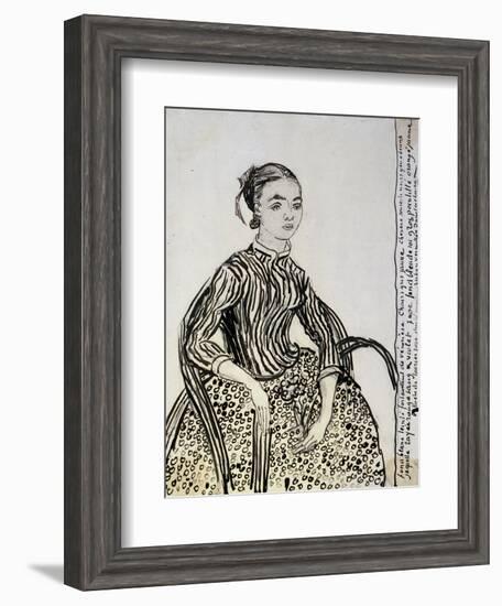 Portrait of a Young Lady (La Mousm), 1888-Vincent van Gogh-Framed Giclee Print