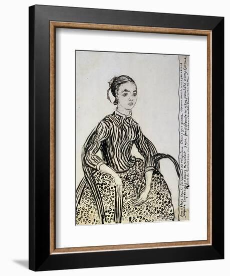 Portrait of a Young Lady (La Mousm), 1888-Vincent van Gogh-Framed Giclee Print