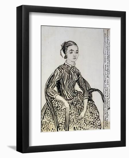 Portrait of a Young Lady (La Mousm), 1888-Vincent van Gogh-Framed Giclee Print