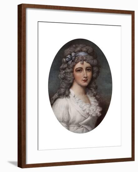 Portrait of a Young Lady-L Busiere-Framed Giclee Print