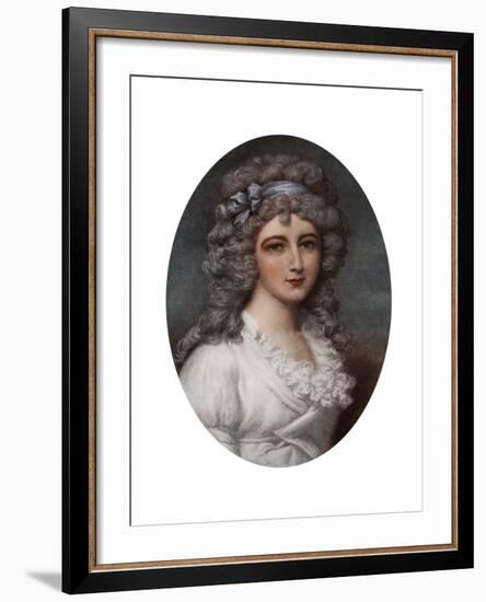 Portrait of a Young Lady-L Busiere-Framed Giclee Print