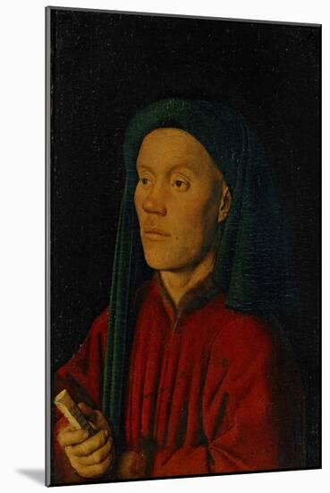 Portrait of a Young Man, 1432, Perhaps Guillaume Dufay-Jan van Eyck-Mounted Giclee Print
