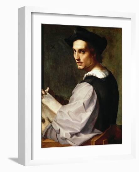 Portrait of a Young Man, 1517-Andrea del Sarto-Framed Giclee Print