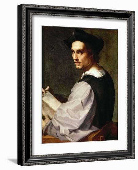 Portrait of a Young Man, 1517-Andrea del Sarto-Framed Giclee Print