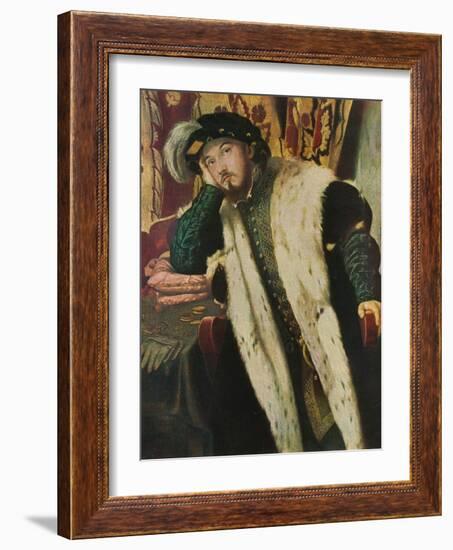 'Portrait of a Young Man', 1540, (1909)-Moretto Da Brescia-Framed Giclee Print