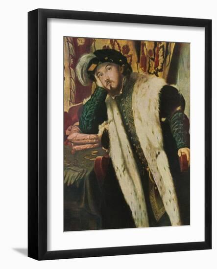 'Portrait of a Young Man', 1540, (1909)-Moretto Da Brescia-Framed Giclee Print