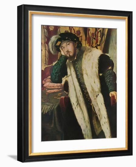 'Portrait of a Young Man', 1540, (1909)-Moretto Da Brescia-Framed Giclee Print