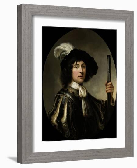 Portrait of a Young Man, 1640-60-Aelbert Cuyp-Framed Art Print