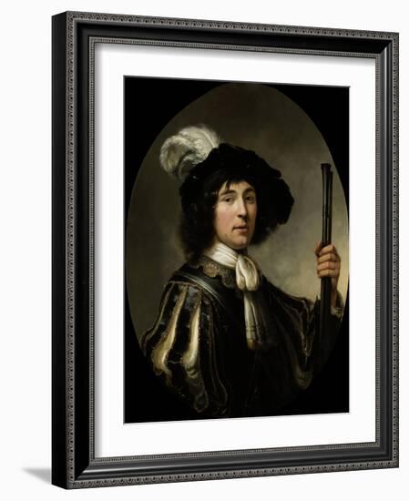 Portrait of a Young Man, 1640-60-Aelbert Cuyp-Framed Art Print