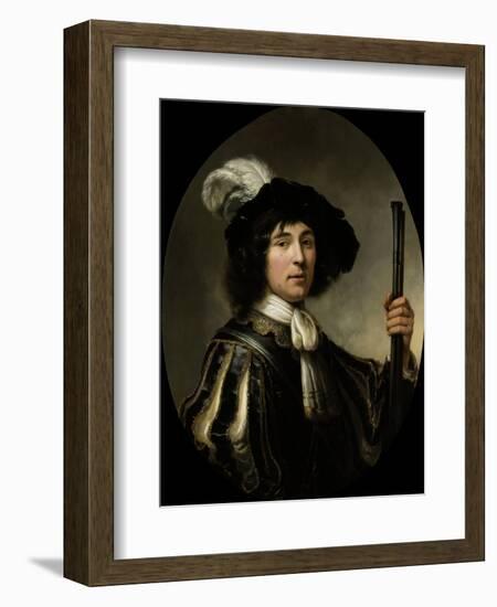 Portrait of a Young Man, 1640-60-Aelbert Cuyp-Framed Art Print