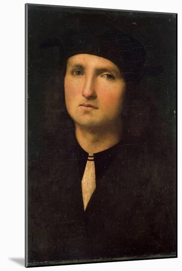 Portrait of a Young Man, Between 1495 and 1500-Perugino-Mounted Giclee Print