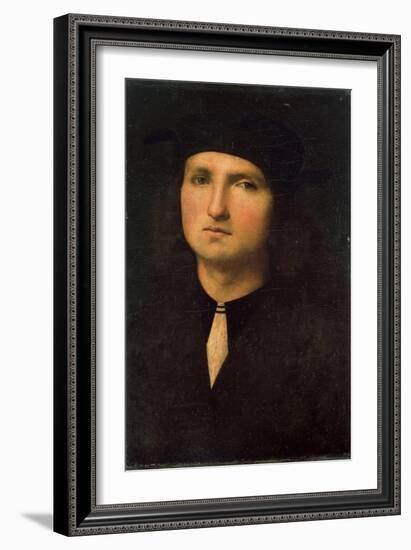 Portrait of a Young Man, Between 1495 and 1500-Perugino-Framed Giclee Print