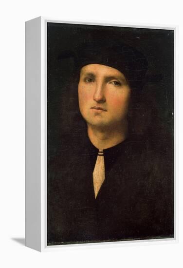 Portrait of a Young Man, Between 1495 and 1500-Perugino-Framed Premier Image Canvas