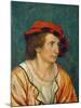 Portrait of a Young Man, C.1520-1530-Hans Holbein the Younger-Mounted Giclee Print
