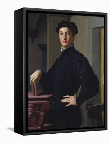 Portrait of a Young Man, c.1530-Agnolo Bronzino-Framed Premier Image Canvas