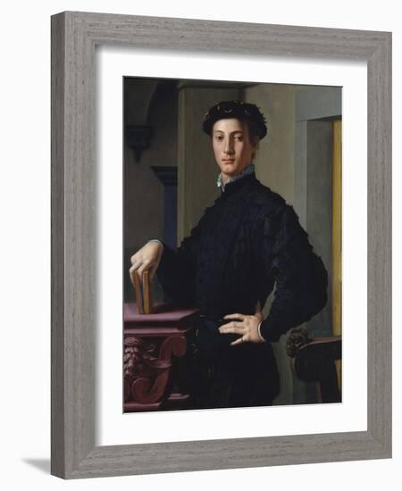 Portrait of a Young Man, c.1530-Agnolo Bronzino-Framed Giclee Print