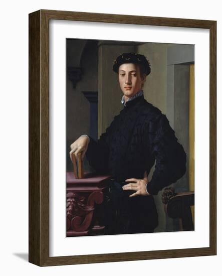 Portrait of a Young Man, c.1530-Agnolo Bronzino-Framed Giclee Print